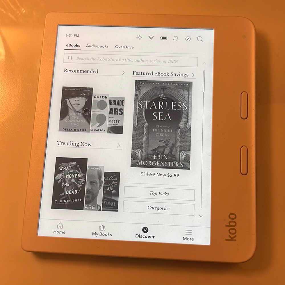 White Kobo Reader Libra 2